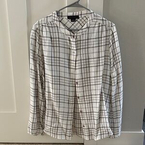 Sanctuary Button-Up Popover Blouse